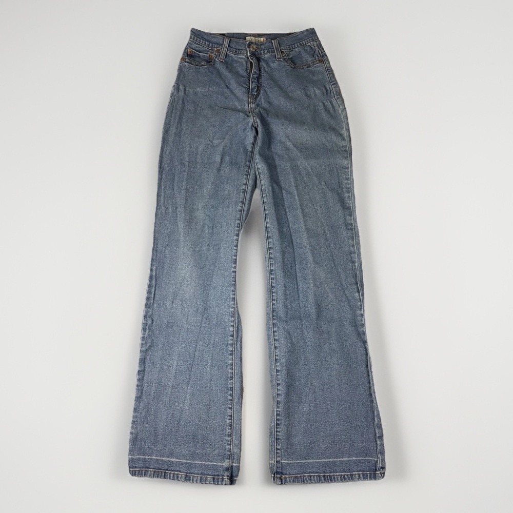Levi's 512 Perfectly Slimming Bootcut Jeans Size 6M Light Wash Denim Stretch Vtg